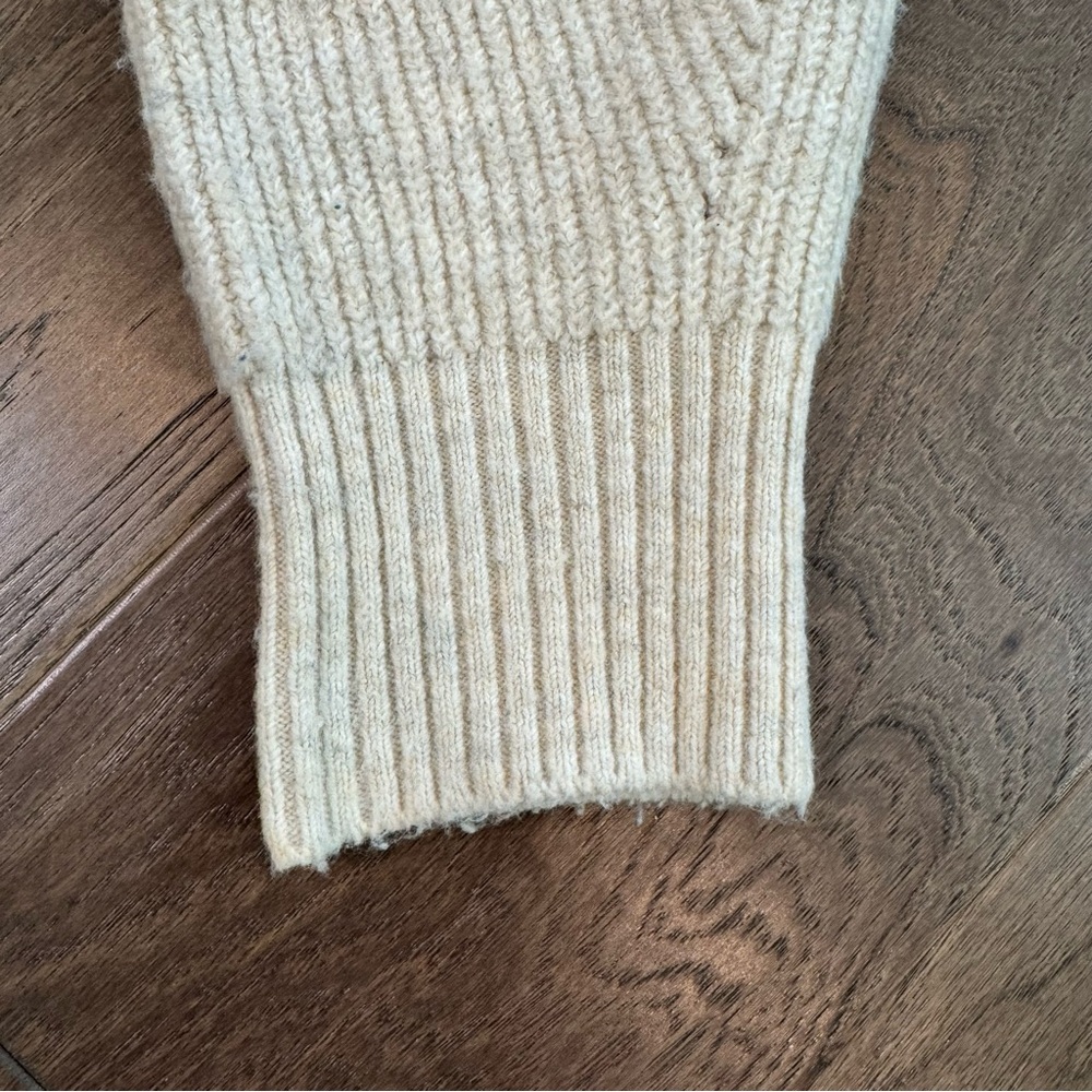 Topshop Cozy Cream Crew Neck Sweater - Picture 6 of 9